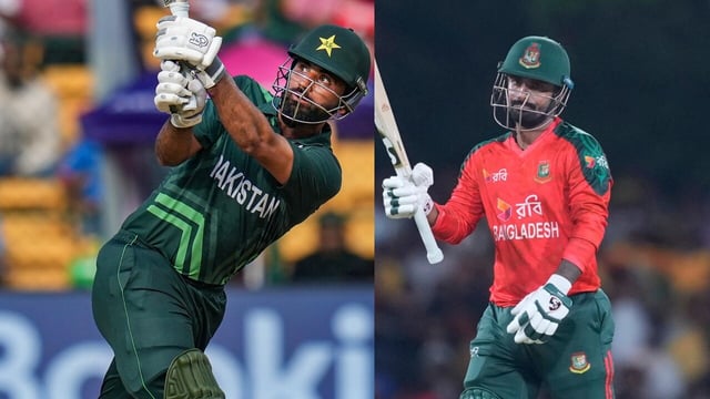 Bangladesh and Pakistan will face each other in a T20I series. Courtesy: AP/PTI