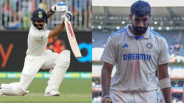 Virat Kohli (L), Jasprit Bumrah (R) | Image: AP