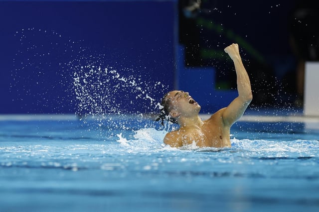 El nadador español Dennis Gonzalez abre el medallero para España con una plata en la final del solo técnico