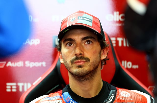 MotoGP - German Grand Prix - Sachsenring, Hohenstein-Ernstthal, Germany - July 12, 2025 Ducati Lenovo Team's Francesco Bagnaia during practice REUTERS/Lisi Niesner/File Photo
