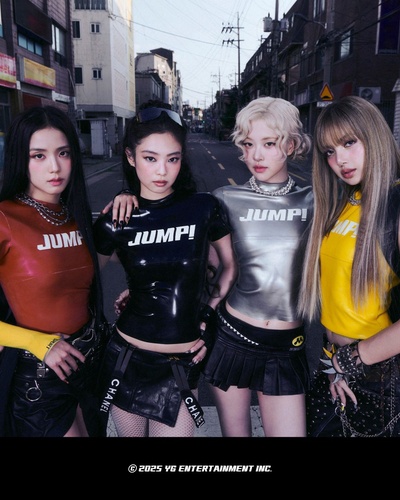 BLACKPINK is seen in this image provided by YG Entertainment. (PHOTO NOT FOR SALE) (Yonhap)