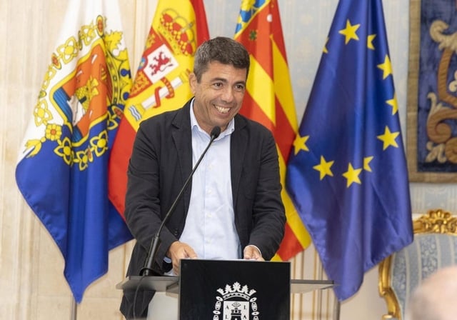 Imagen de archivo del presidente de la Generalitat, Carlos Mazón