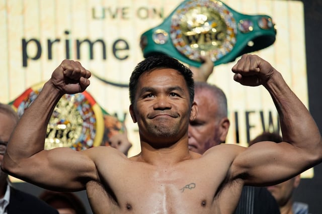 Er will’s noch einmal wissen: Manny Pacquiao kämpft bei seinem Comeback direkt um den WM-Titel.