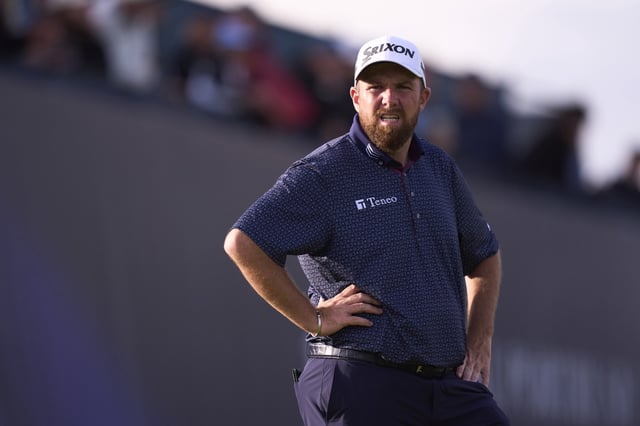 Shane Lowry of Ireland on the 15th hole during day two of The 153rd Open Championship at Royal Portrush Golf Club on July 18, 2025 in Portrush, Northern Ireland.