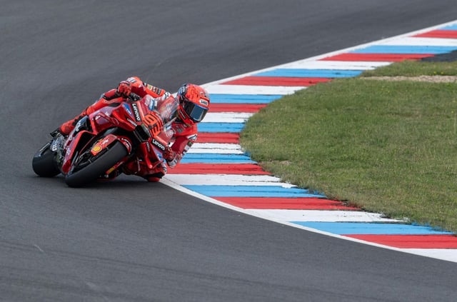 L'Espagnol Marc Marquez, vainqueur de la course sprint à Brno, le 19 juillet 2025