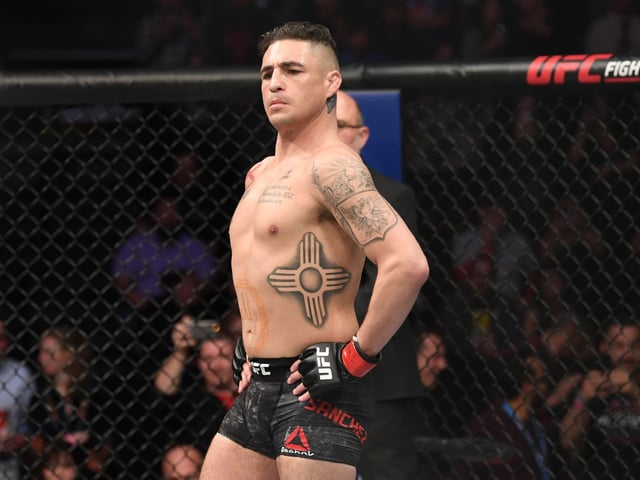 Diego Sanchez stands in his corner prior to his welterweight bout against Michel Pereira during the UFC Fight Night event at Santa Ana Star Center on February 15, 2020 in Rio Rancho, New Mexico. (Josh Hedges/Zuffa LLC via Getty)