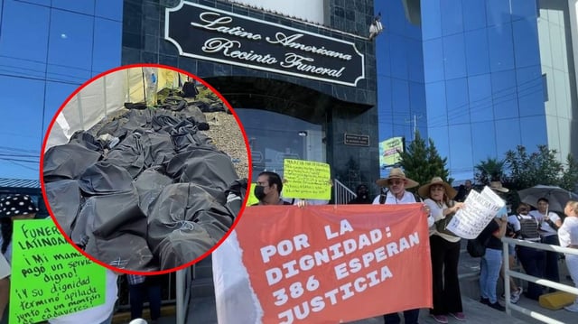 Protestan familiares de víctimas de crematorio en Ciudad Juárez
