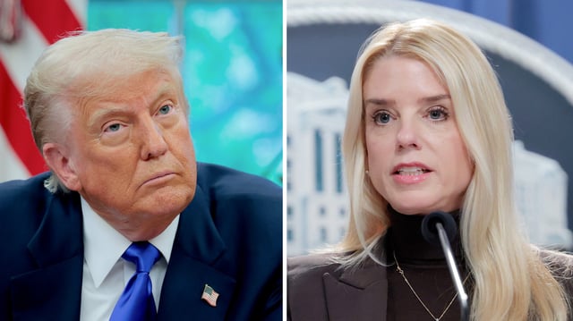 Trump wants Pam Bondi to take the heat over the Epstein files crisis.