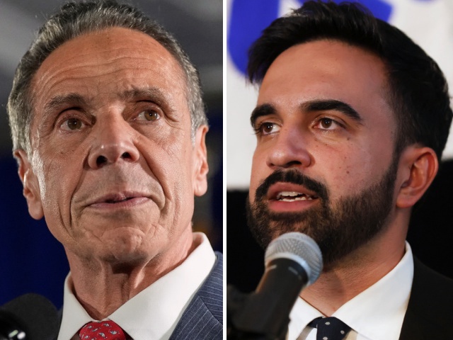Mayoral candidate Andrew Cuomo speaks to supporters during a Democratic primary watch party, Tuesday, June 24, 2025, in New York. (AP Photo/Yuki Iwamura), Democratic mayoral candidate Zohran Mamdani speaks at his primary election party, Wednesday, June 25, 2025, in New York. (AP Photo/Heather Khalifa)