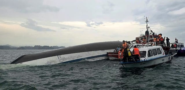 Le naufrage du Wonder Sea dans la baie d'Halong au Vietnam le 19 juillet 2025