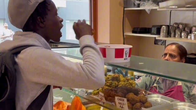 WATCH | Man Sparks Fury After Storming Into ISKCON Restaurant In London With KFC Chicken, Eating & Offering It to Staff