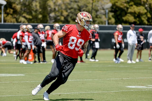 The 49ers’ biggest free-agent signing of the offseason was a surprise in Luke Farrell, but he gives the offense another blocker and a capable backup to tight end George Kittle.