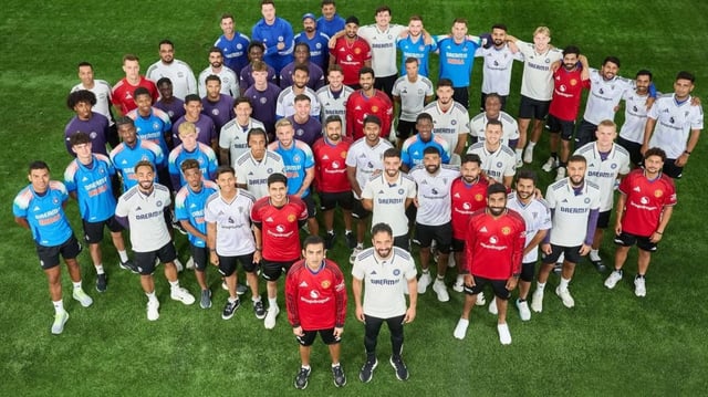 Manchester United players met the Indian cricket team members. | Image: Instagram/@adidas
