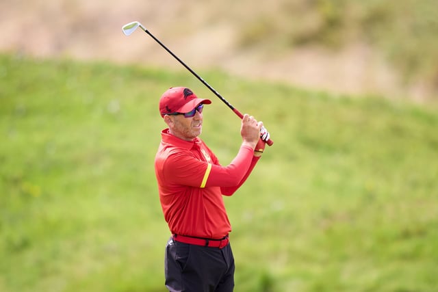Sergio García finished three-under par.