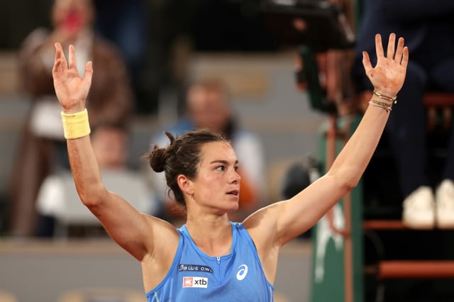 France's Lois Boisson followed her surprise run to the French Open semi-finals last month with a first WTA title in Hamburg