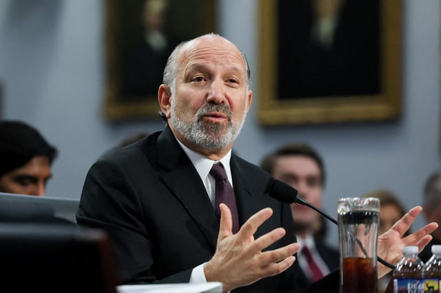 U.S. Secretary of Commerce Howard Lutnick testifies before a House Appropriations Committee hearing on U.S. President Donald Trump's budget request for the Department of Commerce, on Capitol Hill in Washington, D.C., U.S., June 5, 2025. REUTERS/Leah Millis/File Photo