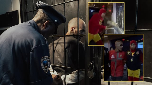 Policía peruana se disfraza del Chapulín Colorado para capturar a narcomenudistas. Foto: Canvas y Heraldo de Heraldo de México