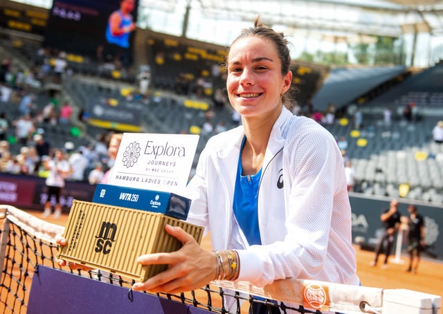 Tennis: la Française Loïs Boisson remporte le premier titre de sa carrière à Hambourg