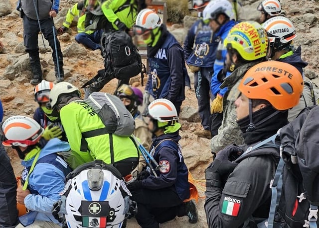 Equipos de rescate localizaron el cuerpo del joven a más de 4,700 metros de altura