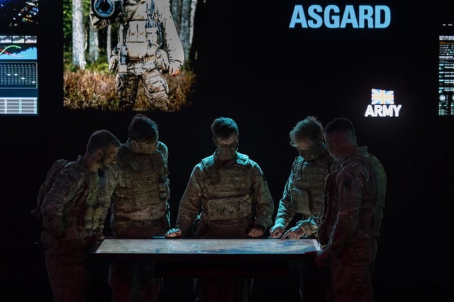 British Army officers use the new Asgard AI-powered targeting system (Photo: Corporal Christian P Delice/Ministry of Defence)