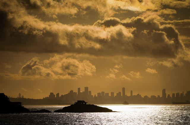 The downtown Vancouver skyline is seen on Wednesday, Oct. 16, 2024. THE CANADIAN PRESS/Darryl Dyck