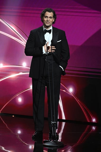 GOLD COAST, AUSTRALIA - FEBRUARY 07: Henry Cavill presents onstage during the 2025 AACTA Awards Presented By Foxtel Group at HOTA (Home of the Arts) on February 07, 2025 in Gold Coast, Australia. (Photo by Dan Peled/Getty Images for AFI)