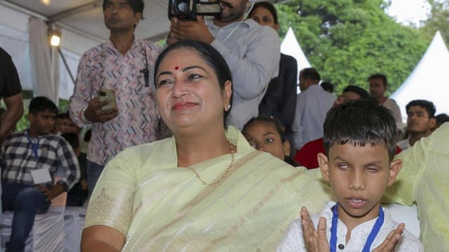 Delhi chief minister Rekha Gupta. (ANI)