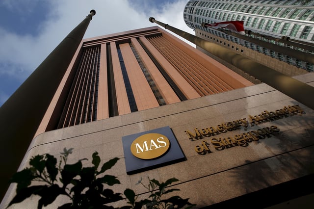 A view of the Monetary Authority of Singapore building in Singapore April 18, 2016. REUTERS/Edgar Su/File Photo