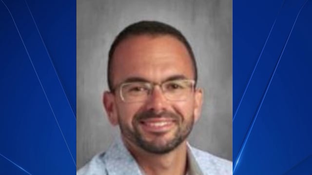 A school photo of Archbishop Riordan teacher Nicholas Pellegrino.