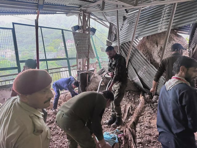 Landslide hits Vaishno Devi track in J-K’s Reasi; four pilgrims injured