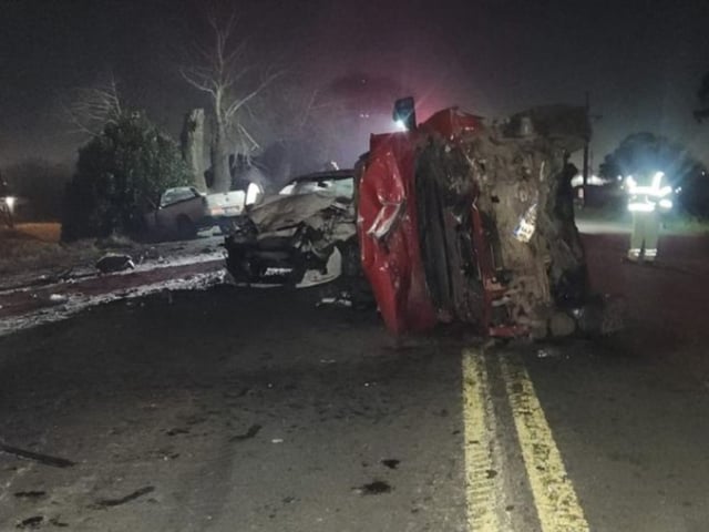 Triple choque en Tandil: murió un joven en un trágico accidente en la ruta 226
