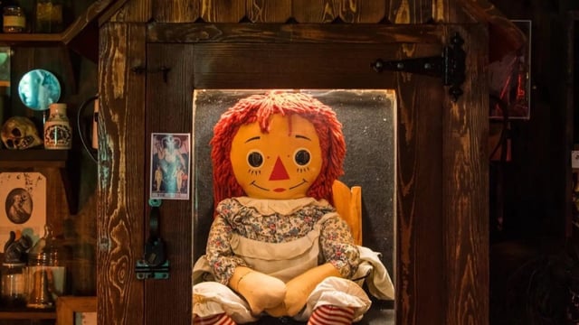Annabelle doll resurfaces in discussions, recalling its dark history of accidents and supernatural occurrences.