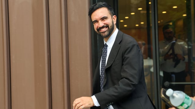 Zohran Mamdani in New York last week. Photo: Spencer Platt/Getty Images