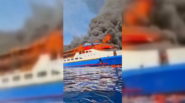 Les images effroyables de l’incendie meurtrier d’un ferry en Indonésie
