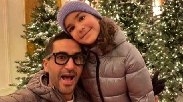 Melina Frattolin with her dad Luciano Frattolin