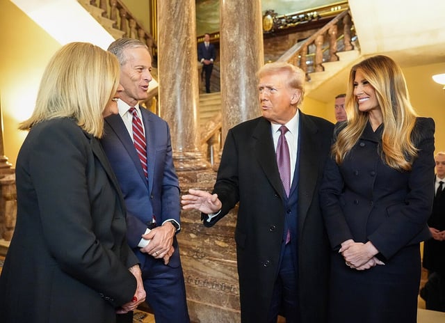 Trump meeting with Thune.