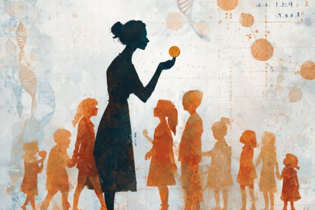 So for families with three boys or girls already, that next baby really is more likely to match its siblings than not. Credit: Neuroscience News