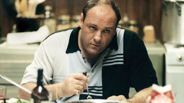 James Gandolfini as Tony Soprano in "The Sopranos."