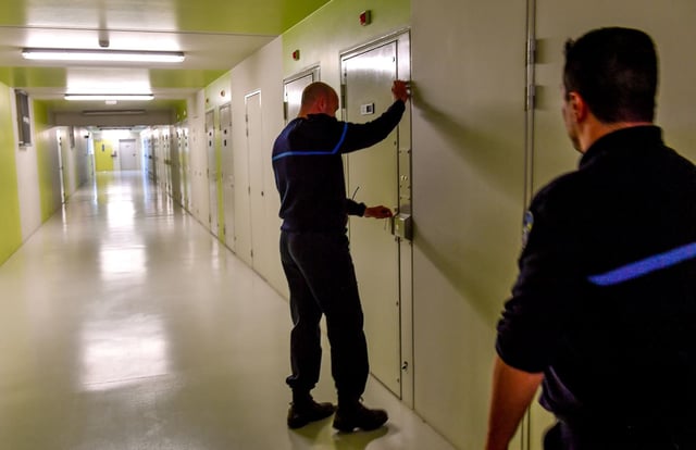 Dans le centre pénitentiaire de Vendin-le-Vieil (Pas-de-Calais), en 2018.