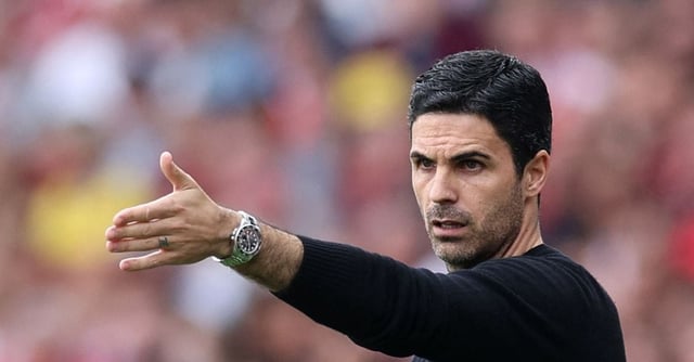 Soccer Football - Premier League - Arsenal v Brighton & Hove Albion - Emirates Stadium, London, Britain - May 14, 2023 Arsenal manager Mikel Arteta REUTERS/David Klein 