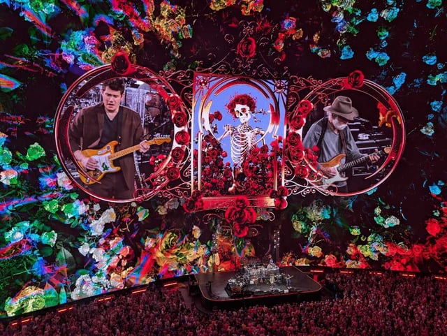 Dead &amp; Company perform March 21, 2025 at the Sphere in Las Vegas (Jim Harrington, Bay Area News Group).
