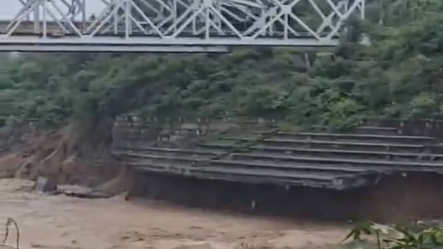Himachal Pradesh, Train, Landslide, Heavy Rainfall  | Image: Screengrab 