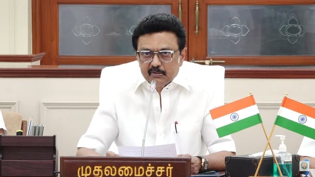 Tamil Nadu Chief Minister M K Stalin was hospitalised after mild giddiness.