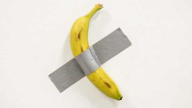 famous $6.2M banana art