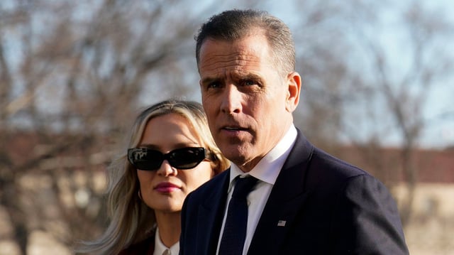 Melissa Cohen Biden and husband Hunter Biden, son of former President Biden, at the the White House in January. Yuri Gripas/Abaca/Bloomberg via Getty Images