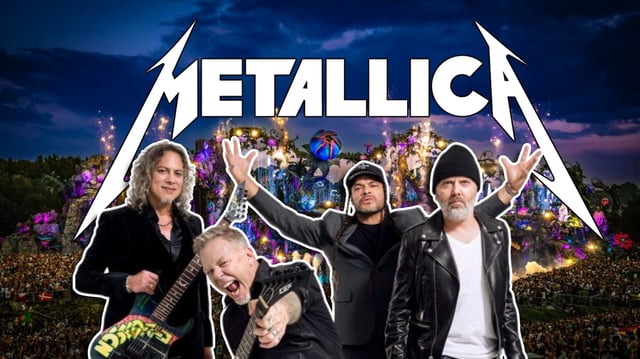 Metallica presta su escenario tras incendio en Tomorrowland, salvando el festival y sorprendiendo a fanáticos / Foto: Especial