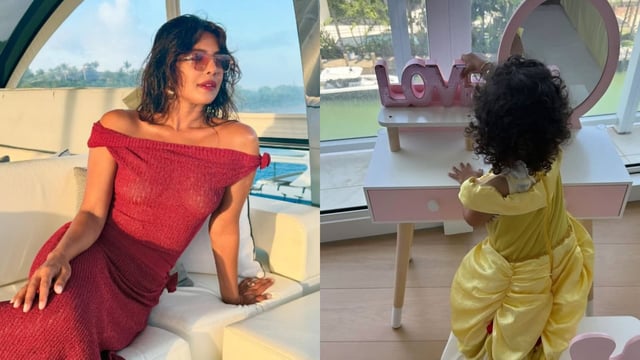 Priyanka Chopra shared adorable photos of daughter Malti Marie.
