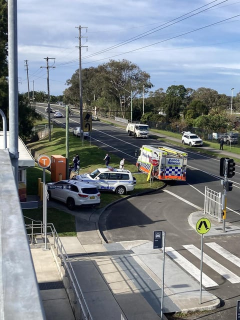A body has been found near a train station in Newcastle. 