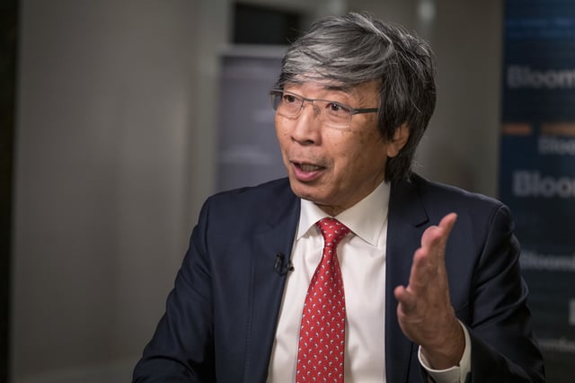 Patrick Soon-Shiong speaks during a Bloomberg Television interview at the JPMorgan Healthcare Conference in San Francisco on January 13, 2020.
