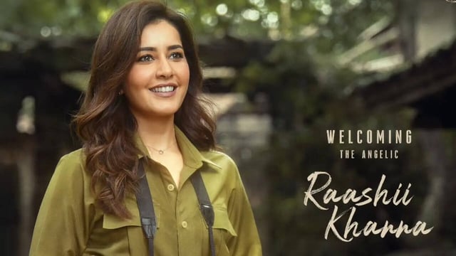 Makers Drop Raashii Khanna's First Look From Pawan Kalyan's Ustaad Bhagat Singh